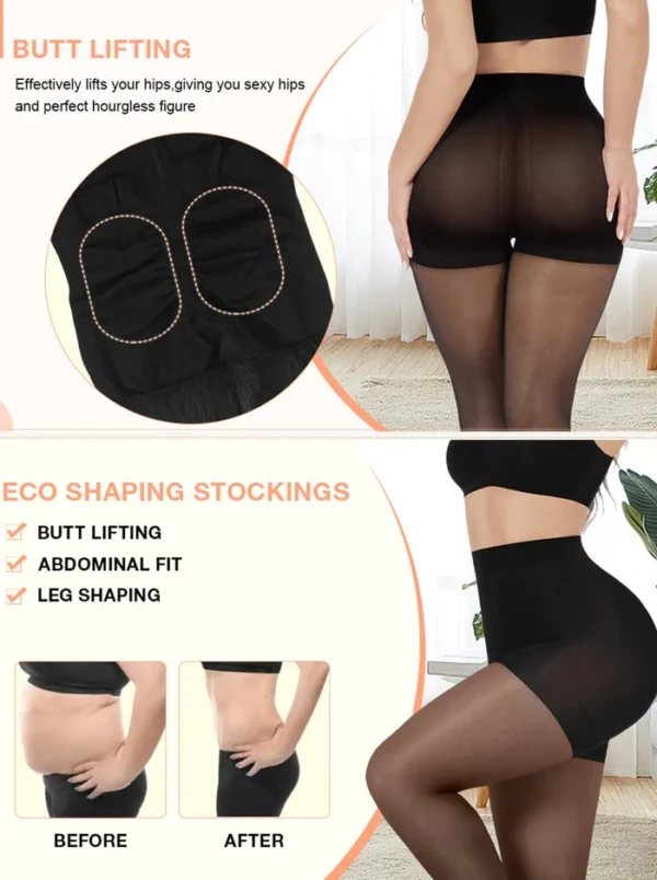 38039866999008_700x Shaping Stockings Elastic-free Fabric Leg Trim